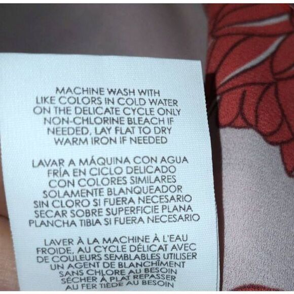 PINK & RED FLORAL CAMI SZ.S EUC - Picture 5 of 5